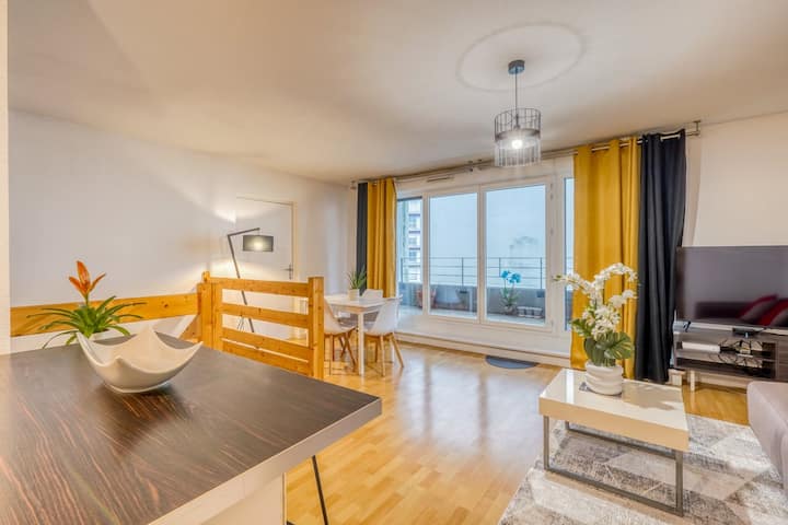 Appartement Duplex Confortable Parking Et Balcon - Bordeaux