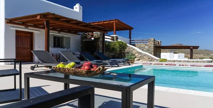 Ortus Ivory Mykonian Lux Villa With Pool! - Mikonos