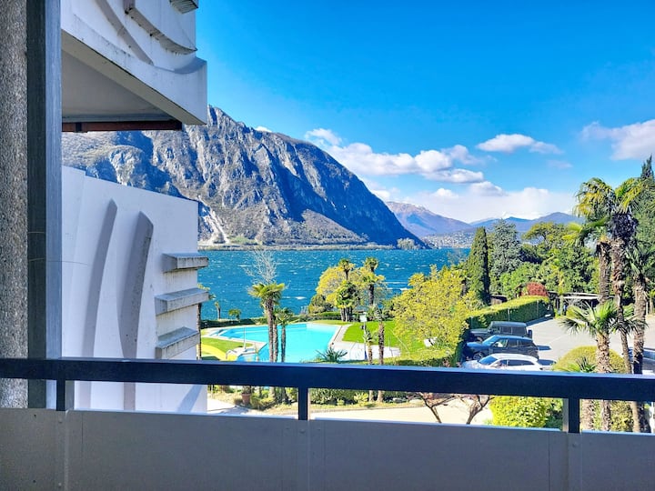 Blue Lake Lugano Apt.312 by Interhome