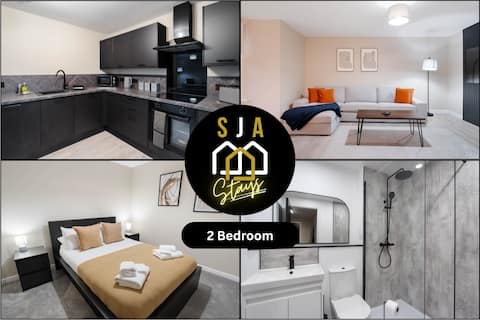Top performing Airbnb: Belgrave Stay - SJA Stays - Modern 2 Bed Apartment in Midstocket & Rosemount