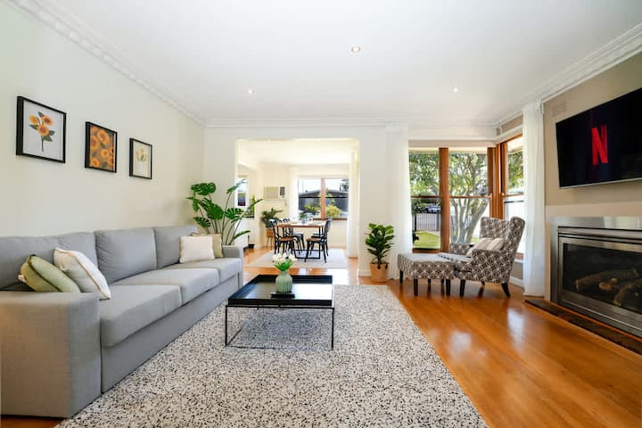 Seednest Modern Family Garden & Bbq Retreat - Geelong