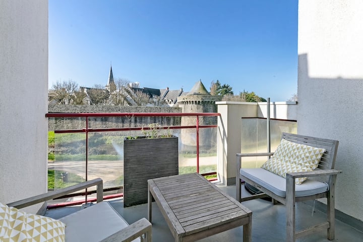 Er Varech - Duplex Vue Sur Remparts - Guérande