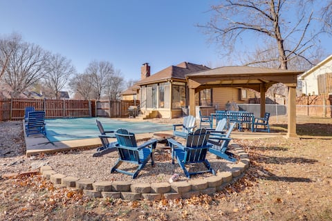 3,000-Sq-Ft Group Getaway w/ Pool Near Kansas City