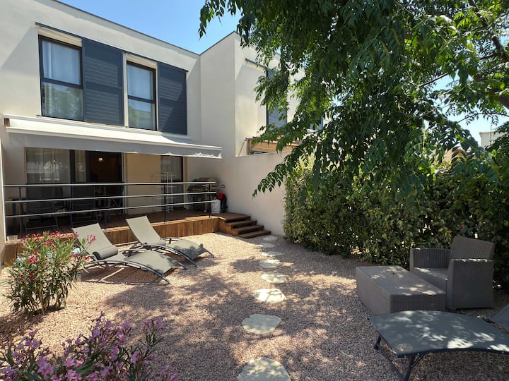 Villa Bianca  Maison Moderne Avec Jardin - Valras-Plage