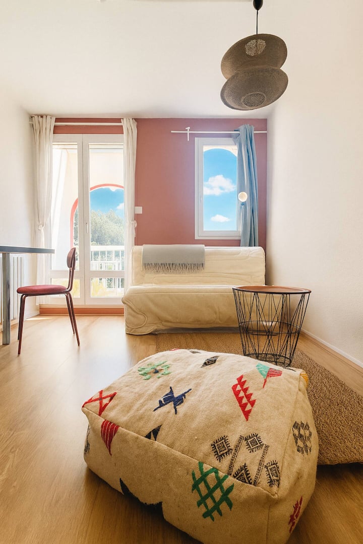 Appartement Tout éQuipé Terrasse à 800m Des Cures - Lamalou-les-Bains