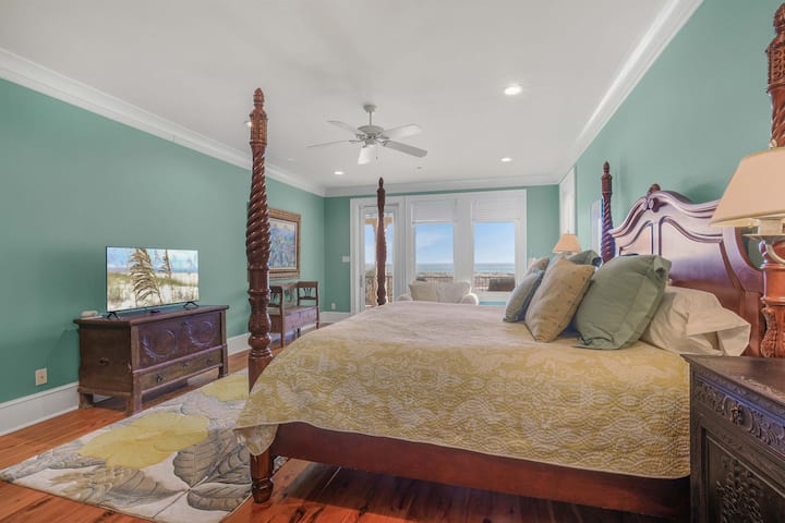 Chambre ensoleillée - Accès au balcon - Coin sud-ouest