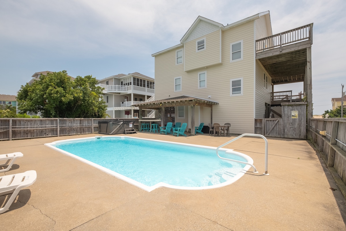 Pet-Friendly Beach Retreat w/ Pool & Hot Tub