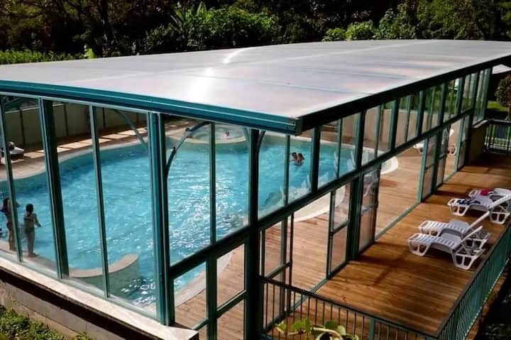 Zecamping Mobil Home 30m² Piscine - Argentat-sur-Dordogne