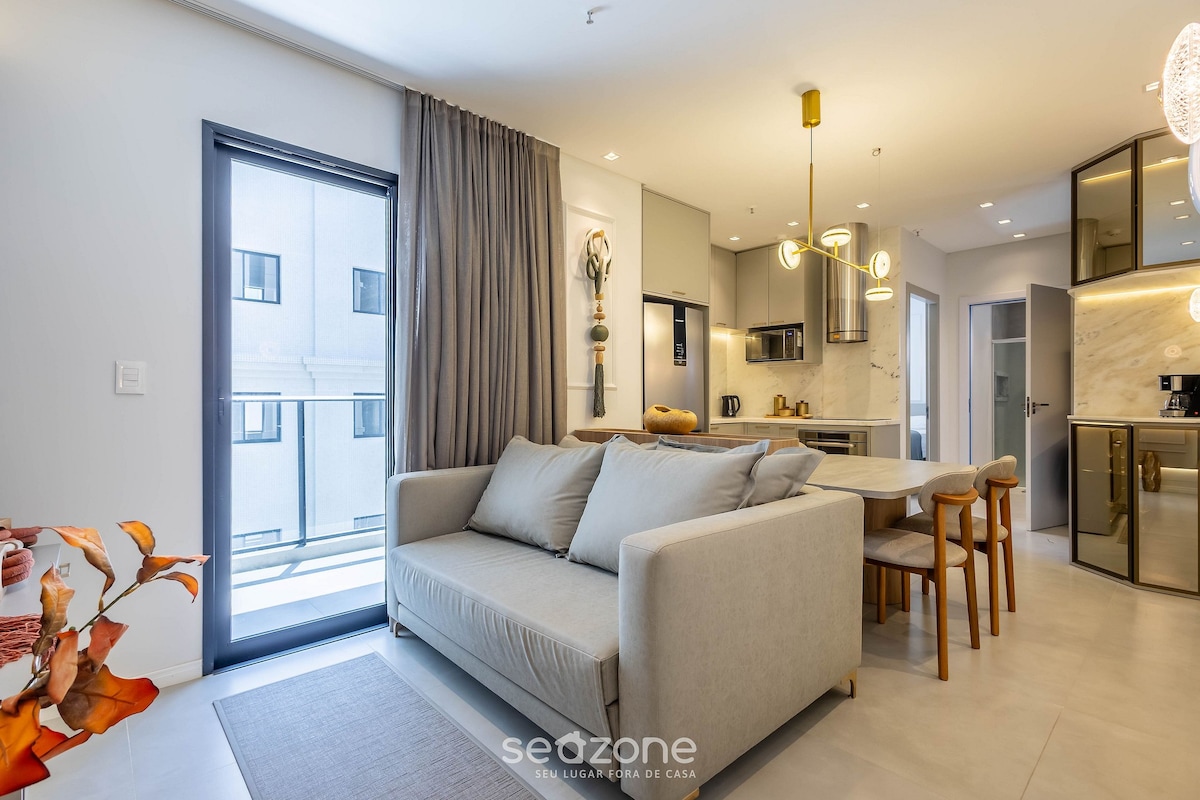 Top Airbnb: Studio in Meia Praia 220 m from the sea FFS1106 in Itapema