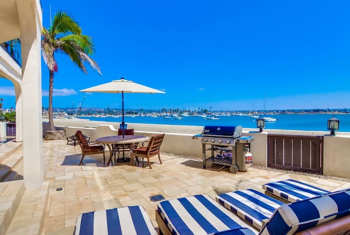 Exclusive 1,000sf Ground Fl Waterfront Patio + AC