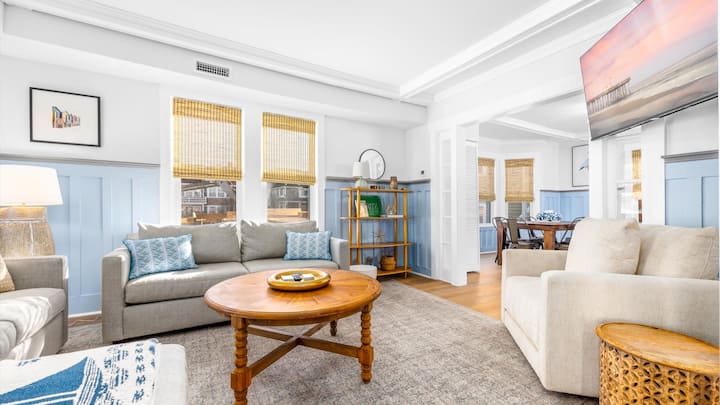 Spacious Oc 5br + Den Steps To Beach And Boards - 오션 시티