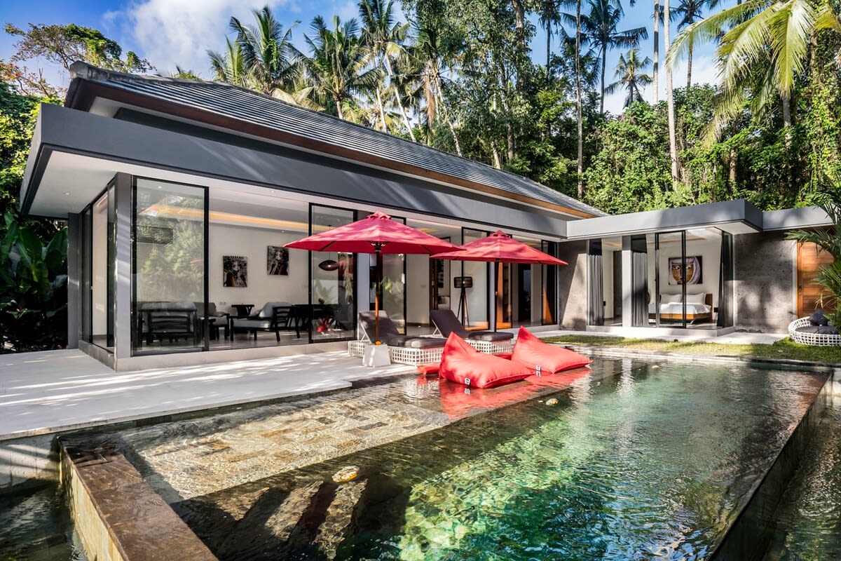 Villa in Kecamatan Ubud · ★4.93 · 2 bedrooms · 2 beds · 2 private baths, comparable Airbnb