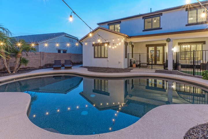Pvt Heated Pool, Putting Green, Grill, Game Room - Gilbert, AZ