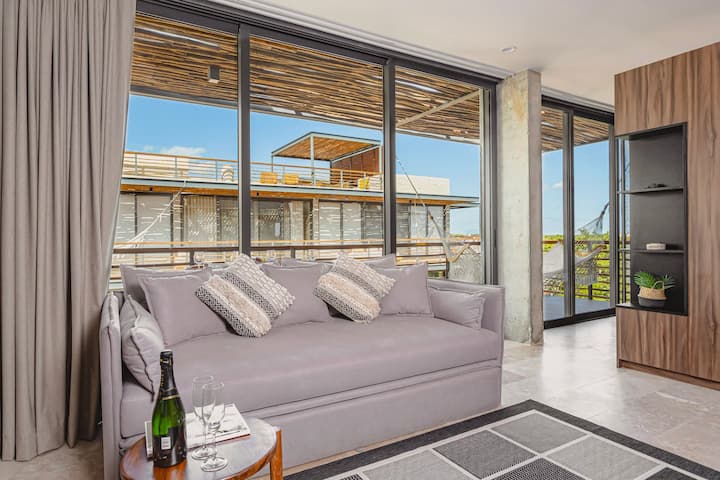 Premium 1br Penthouse | Jacuzzi, Cenote, Gym&sauna - Paradise Beach