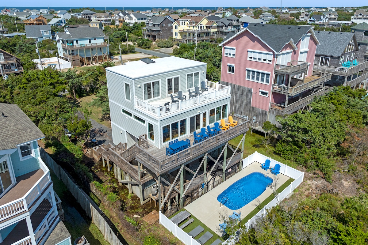 Crabcake: Oceanfront | Private Heated Pool | Hot