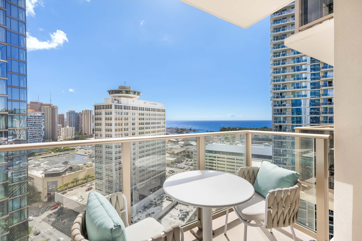 Luxury Ocean View High-Rise Condo at Sky Ala Moana - Apartments for ...