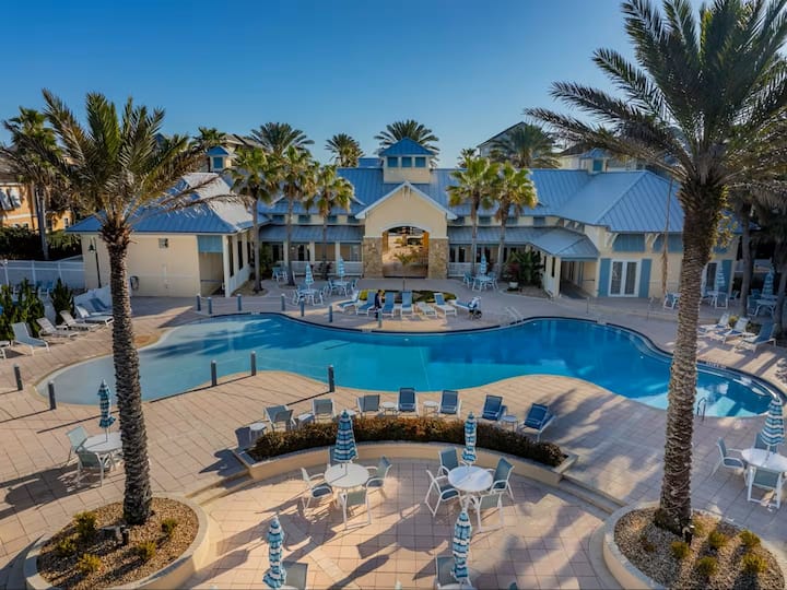 4br W/ Screened-in Pool & Spa, Steps To The Beach - Palm Coast, FL