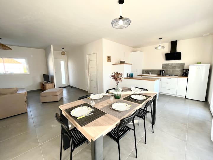 Maison Neuve 2 Chambres - À Pied Du Centre-bourg - Bretignolles-sur-Mer