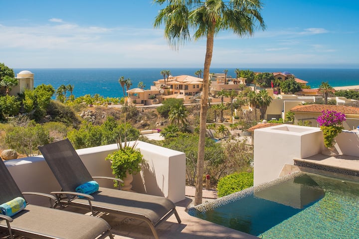 Villa Del Sol - Villa 5br Con Vista Al Mar En Una Excelente Ubicación De Pedregal En Cabo - Cabo San Lucas