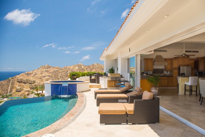 Villa Leonetti: Panoramic Views Of Cabo Bay - 8k Sq. Ft. Villa. Promos Available - Cabo San Lucas