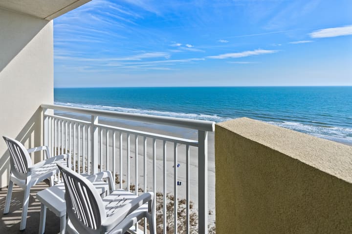 Heated Pools & Sunrise View: Baywatch Resort Condo - North Myrtle Beach, SC