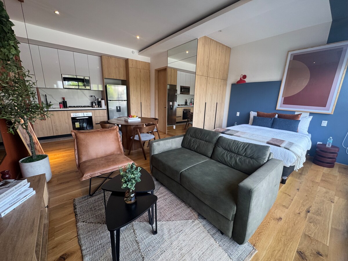 Loft à Roma Norte : design, toit et climatisation - Lofts à louer à ...