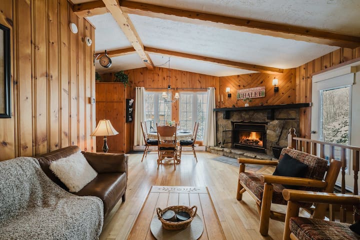 Charme-nord | Chalet Avec Spa Et Foyer - Sainte-Agathe-des-Monts