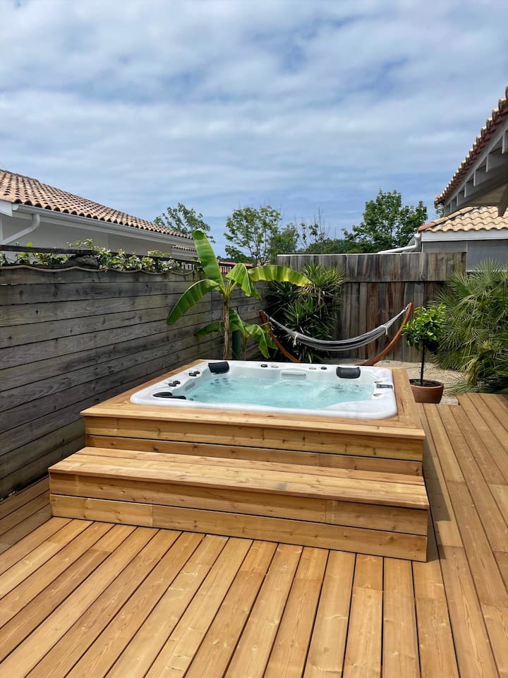 Belle Maison Ossature Bois Avec Spa Proche Océan - Moliets-et-Maa