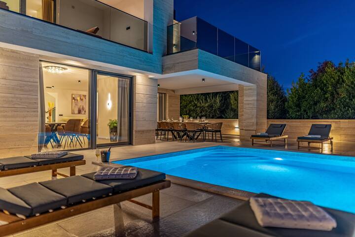 K-25050 Villa De Luxe Avec La Piscine Zaton, Zadar - Privlaka