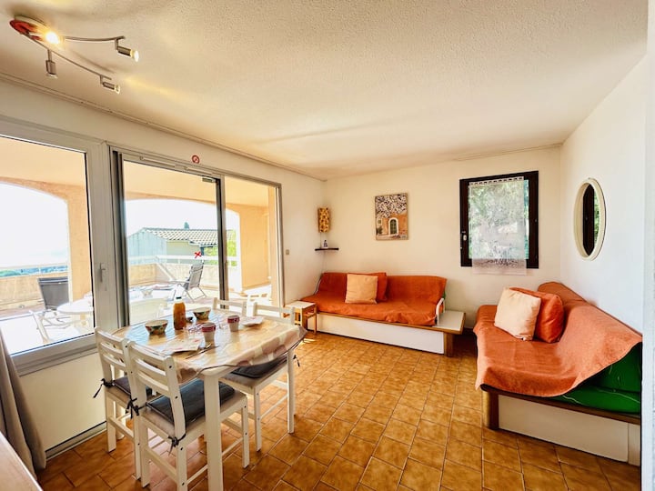 Sainte Maxime Appartement Vue Mer T2 Piscine Et Pa - Sainte-Maxime