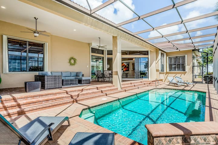 Canal Home With Pool, Wifi & Lanai Near Beach - Marco Island, FL