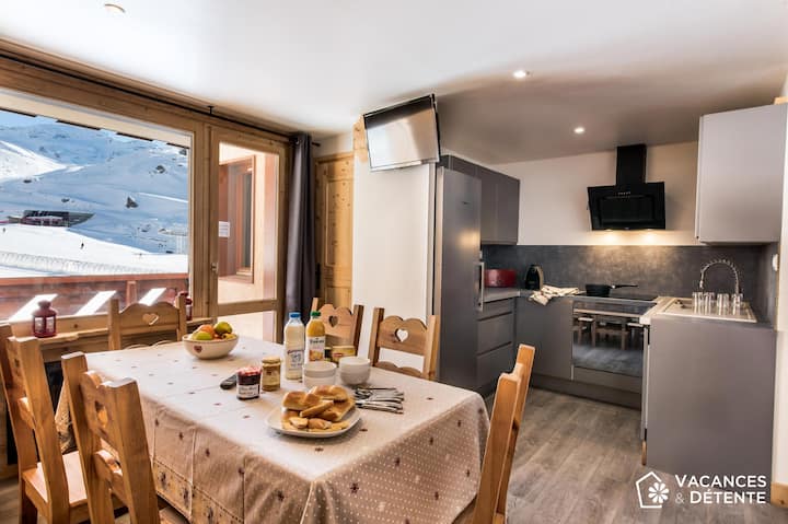 Chalet De Luxe, Vue Montagne, 12 Couchages, Ski - Les Menuires