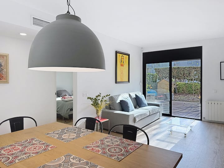 Apartamento Con Jardín Cerca Playa Y Parking - Vilanova i la Geltrú