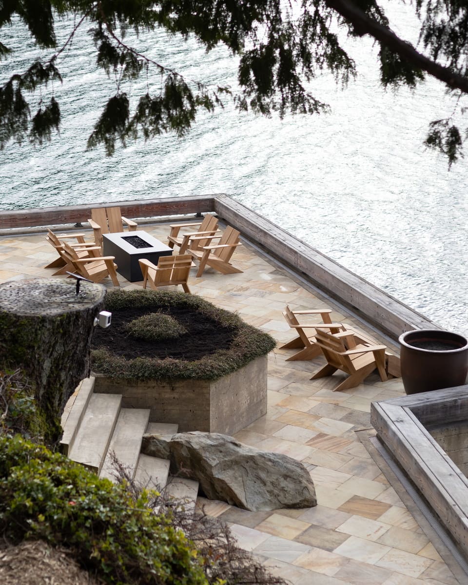 A stone-and-glass villa on Puget Sound, Bellingham, Washington, United States, photo 4 of 10
