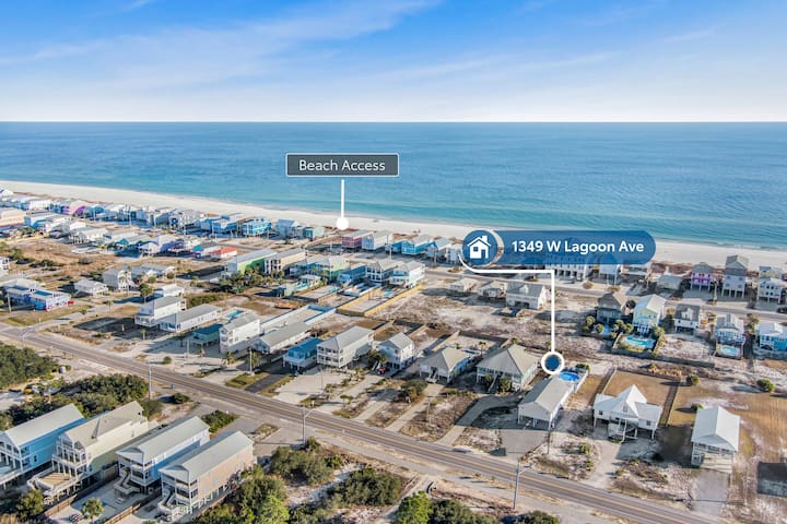 Entire Duplex | Walk To Beach W/ Pool & Deck - Gulf Shores, AL