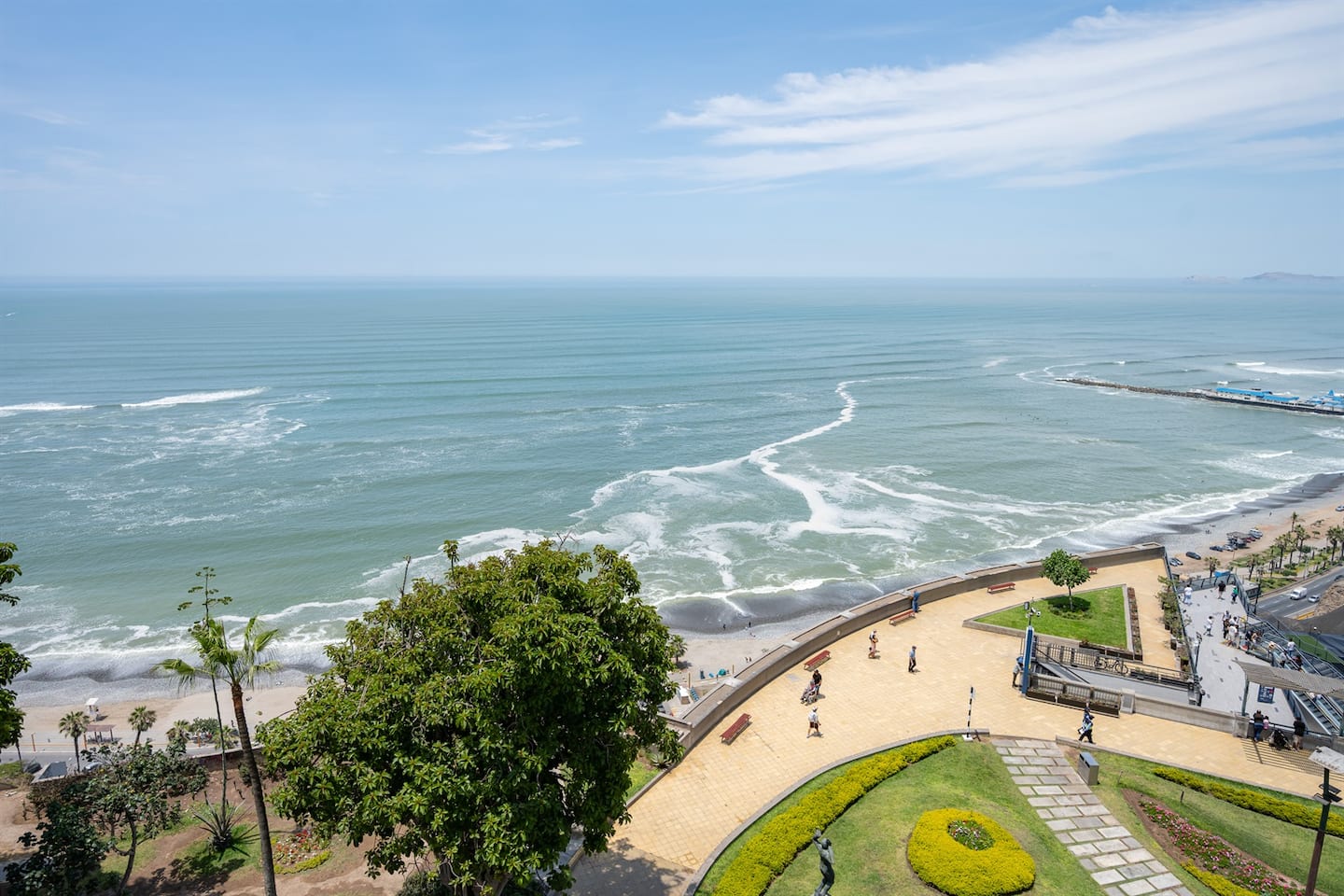 Miraflores coastline, Lima – ALU Apartments neighborhood