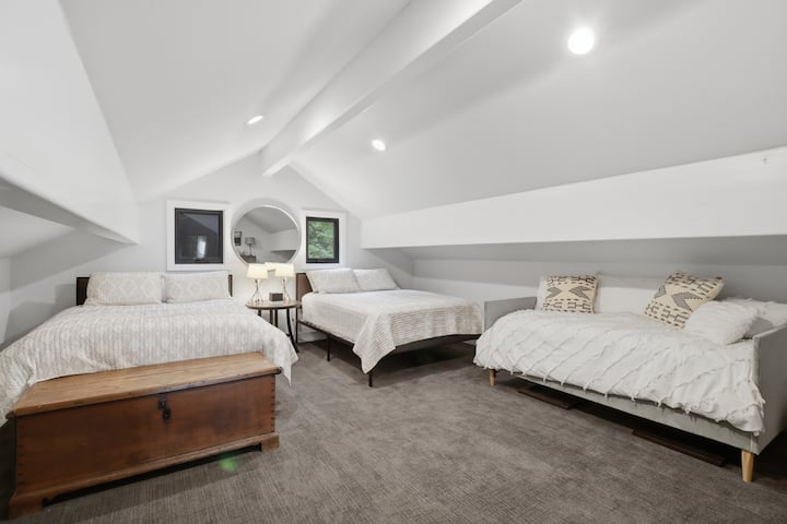 Architecture, bâtiment, maison, intérieur, loft