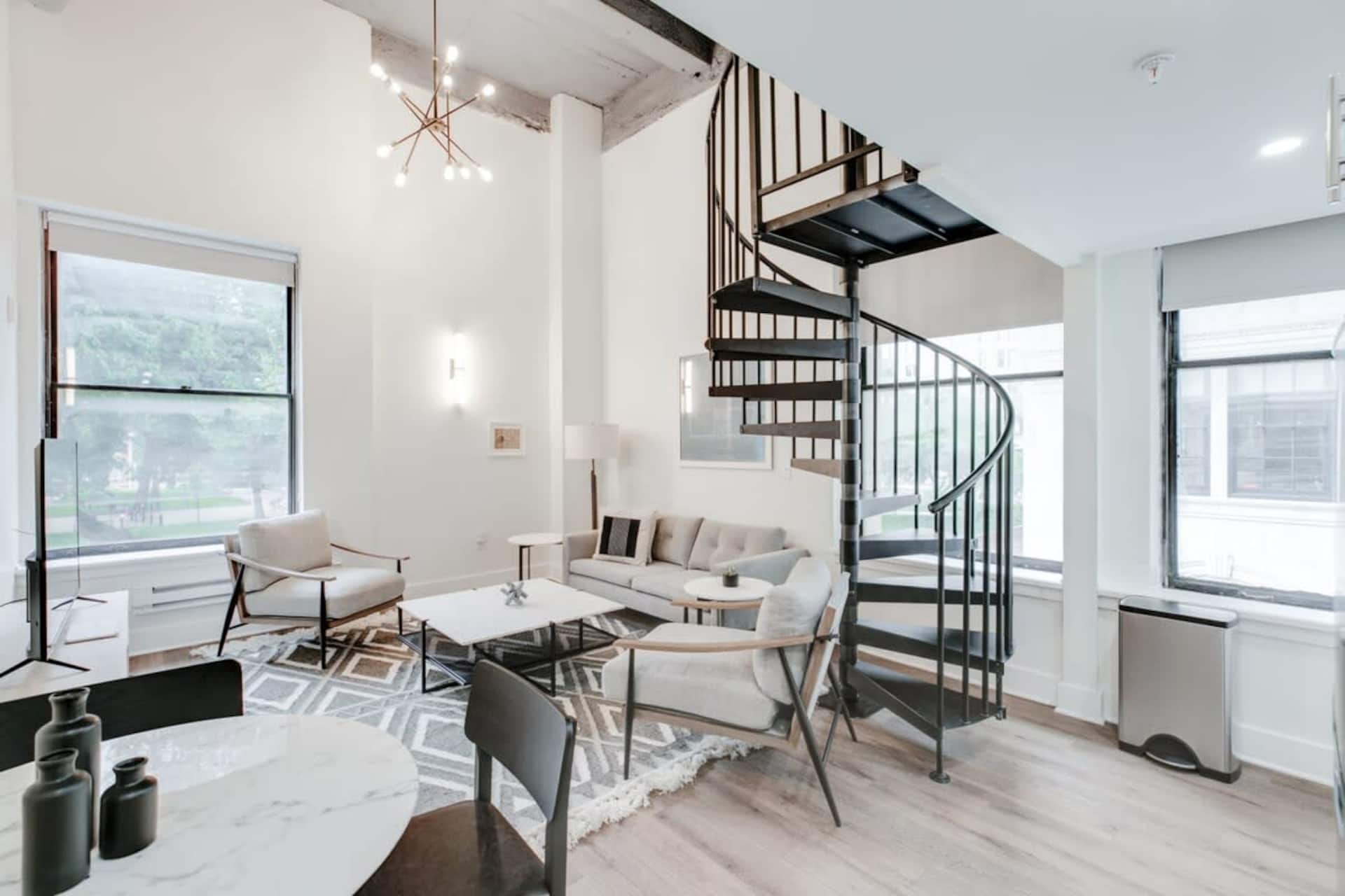 Sosuite | 1BR Loft w Park View, W/D, Gym, Lounge