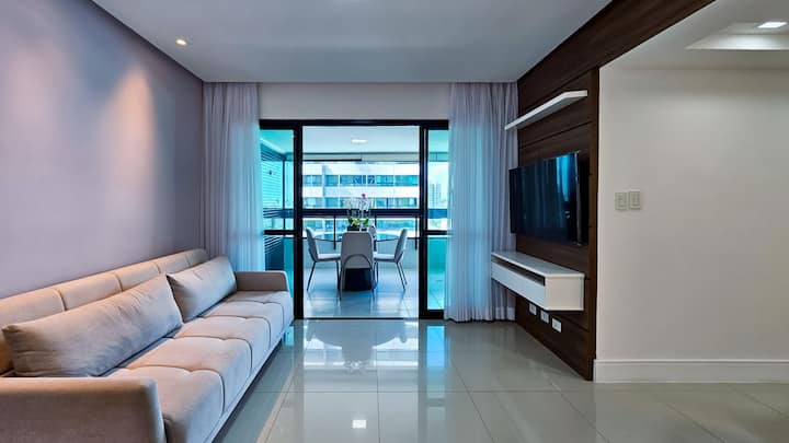 Sala cómoda diseñada para el descanso