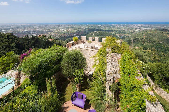 Villa Camaiore - Restored Castle With Private Pool - Viareggio