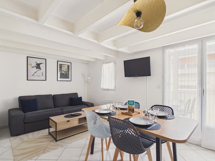Appartement Avec Loggia Vue Mer Pour 4 - Saint-Gilles-Croix-de-Vie