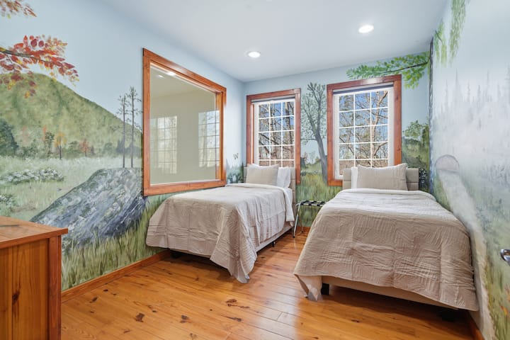 חדר שינה מס' 5: 2 מיטות יחיד