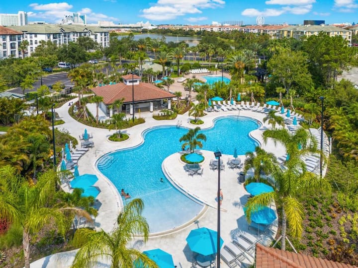 5026-13 Spacious 3br Townhome At Vista Cay Resort - Orlando