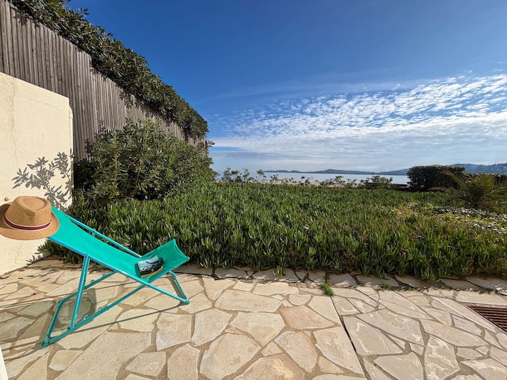 Appartement 2 Pièces Avec Accès Direct à La Plage - Grimaud