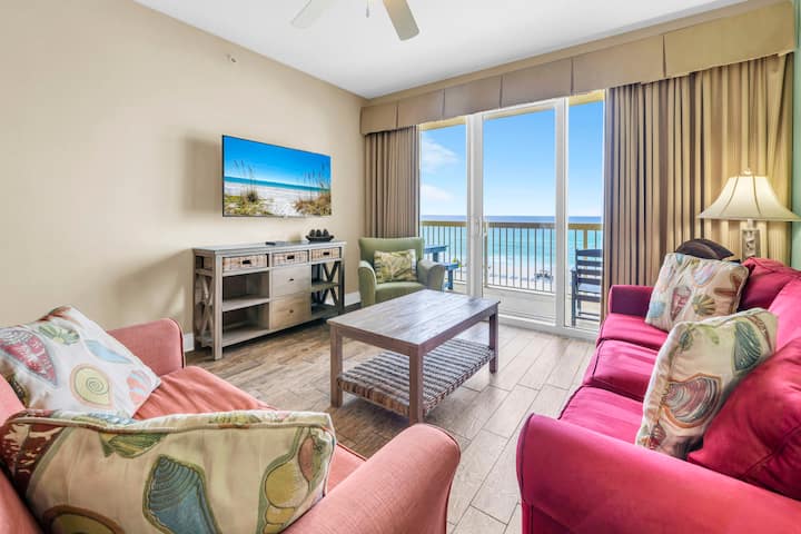 Balcony Gulf Views | Pool | Calypso 2-404 - Panama City Beach, FL
