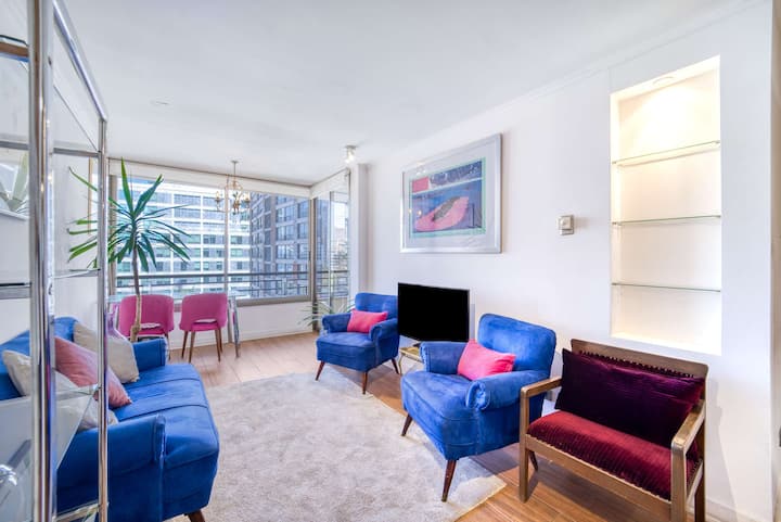 Luminous Apartment Wifi & Gym In Escuela Militar - Las Condes