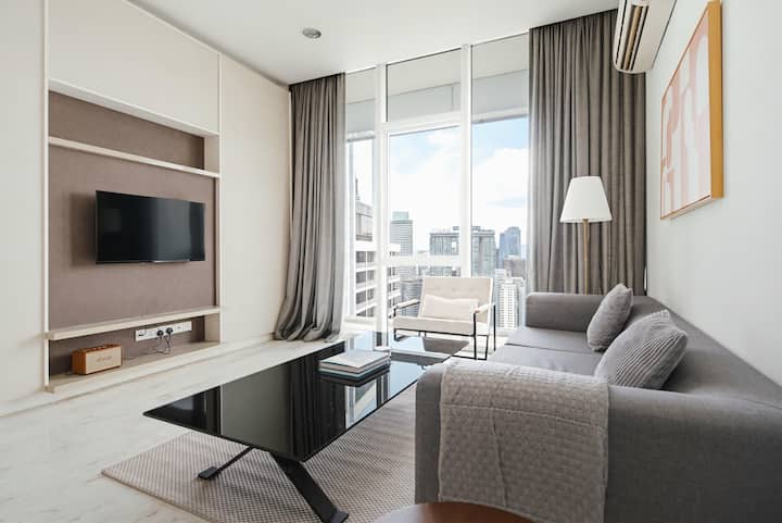 Blueground | The Face Suites, Platinum 2br Klcc - كوالالمبور