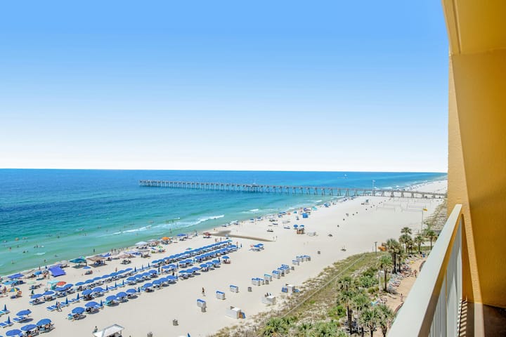 1br Oceanfront 8th-floor Condo - Resort Amenities - Panama City Beach, FL
