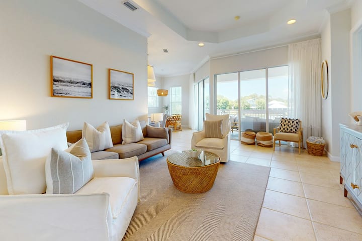 Lakefront 2br | Balcony | Pool | Golf Cart | W/d - Santa Rosa Beach, FL