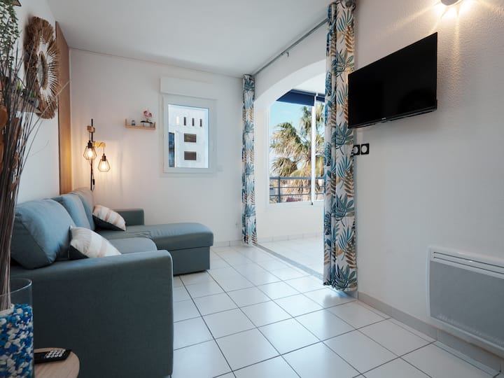 Charmant Appartement 5 Pers Vue Mer - Agde